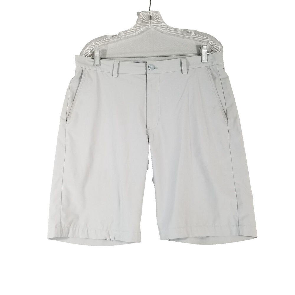 Vineyard Vines breaker shorts men's 33x8 grayFlex stretch Dri-Fit FLAWED